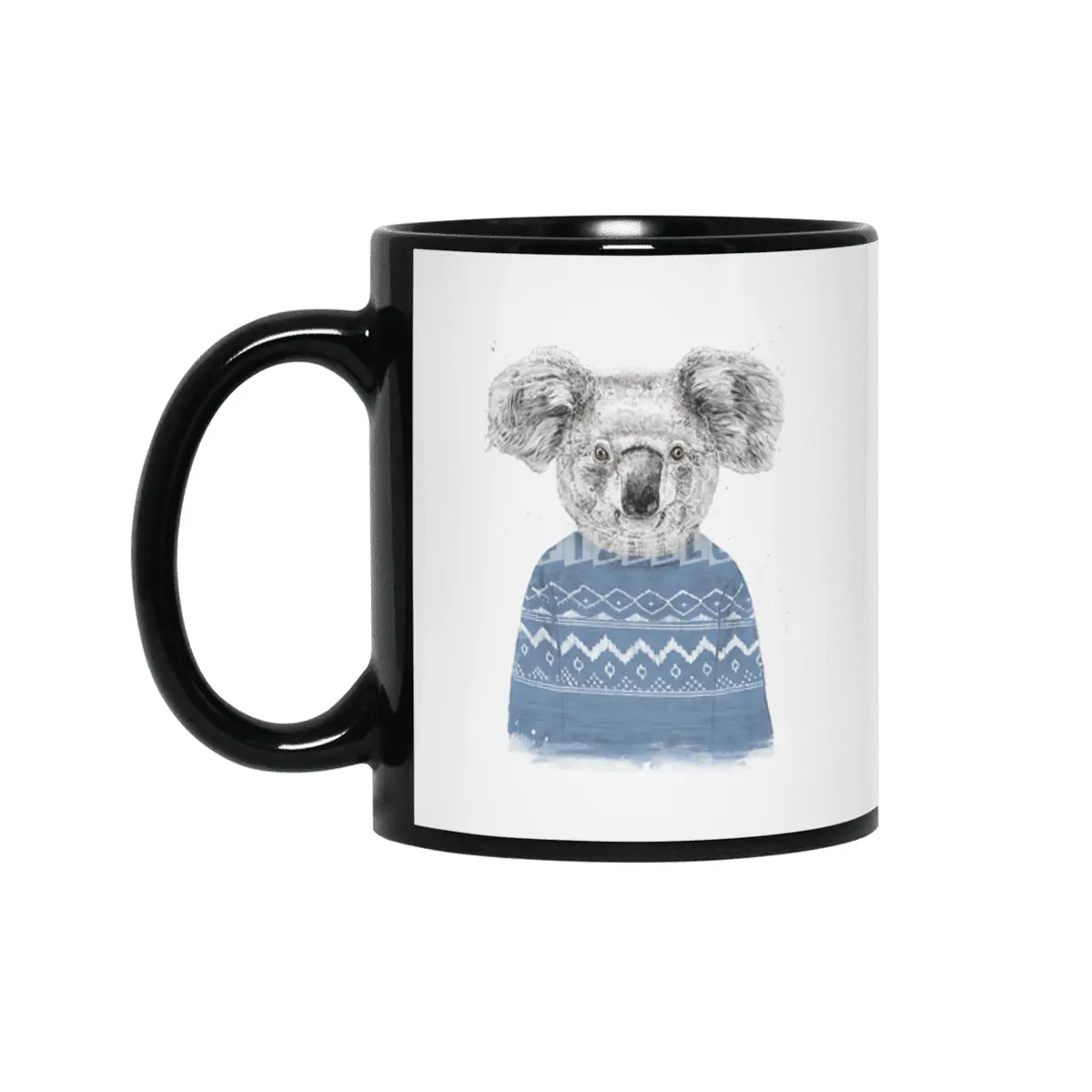 Winter koala Siyah Kupa