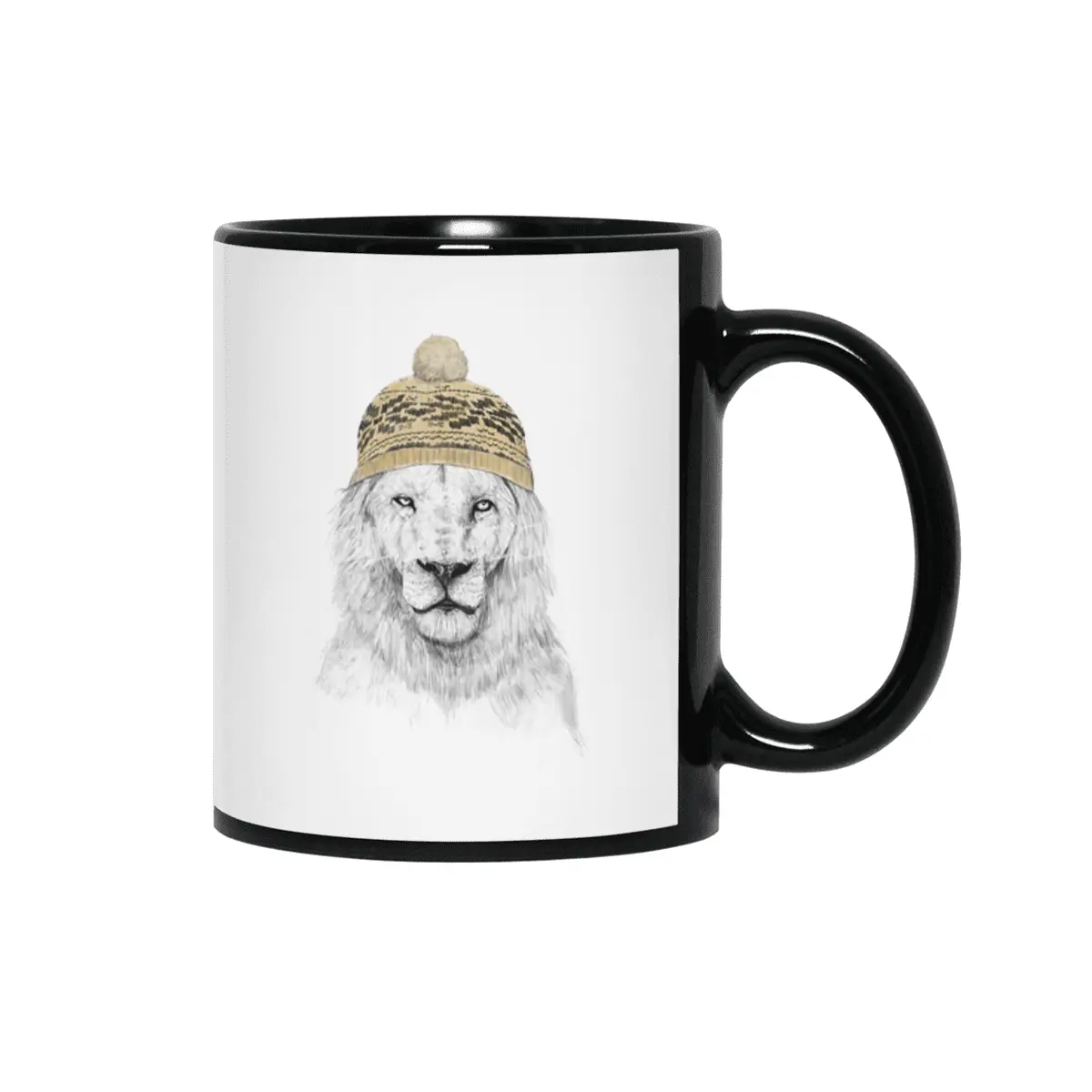 Winter lion Siyah Kupa