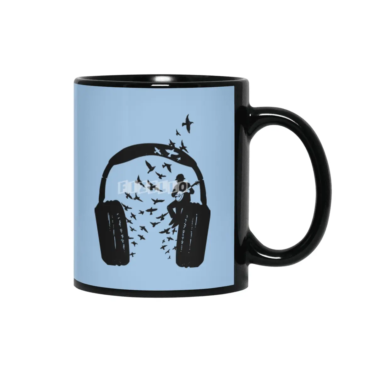 Headphone Banjo Siyah Kupa