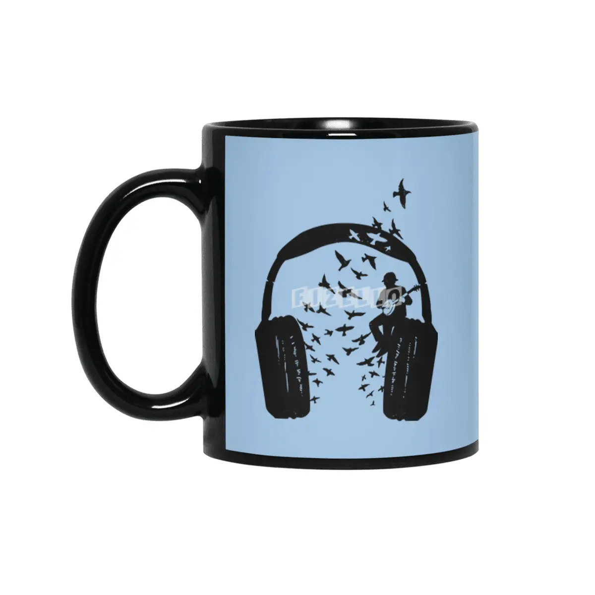 Headphone Banjo Siyah Kupa