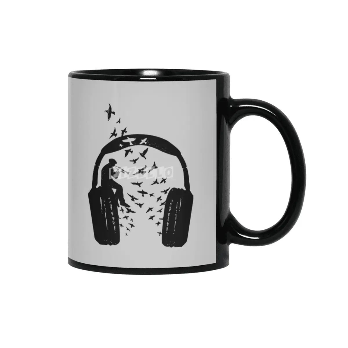 Headphone Bugle Siyah Kupa