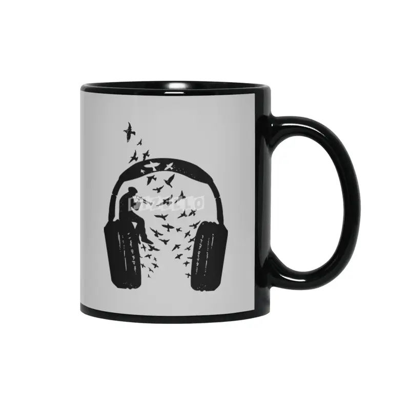 Headphone Bugle Siyah Kupa