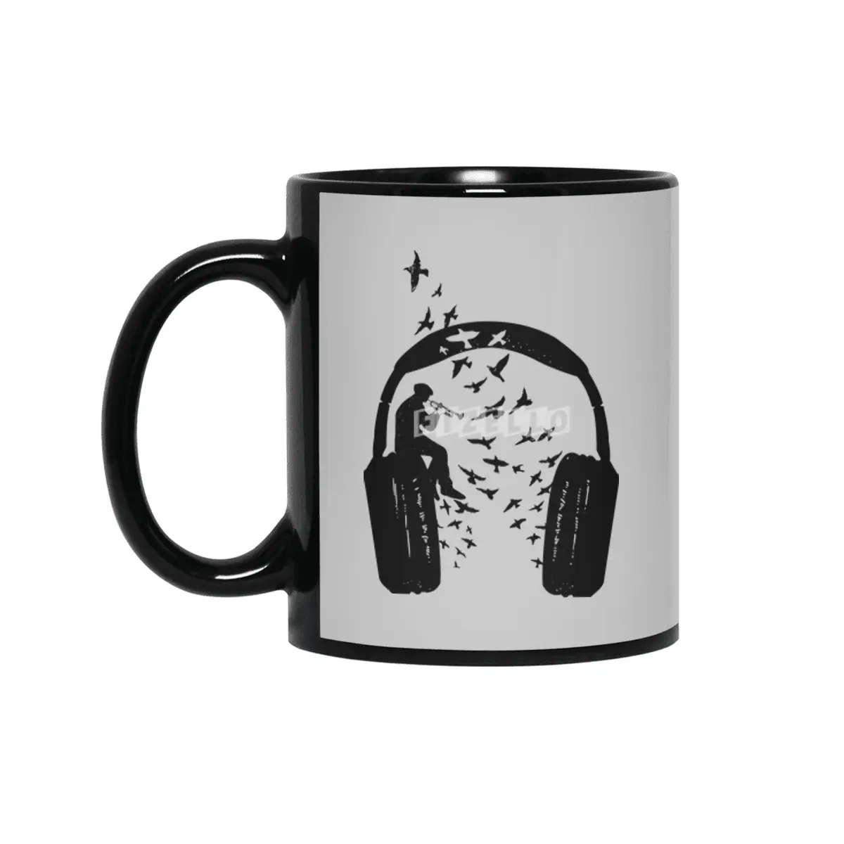 Headphone Bugle Siyah Kupa