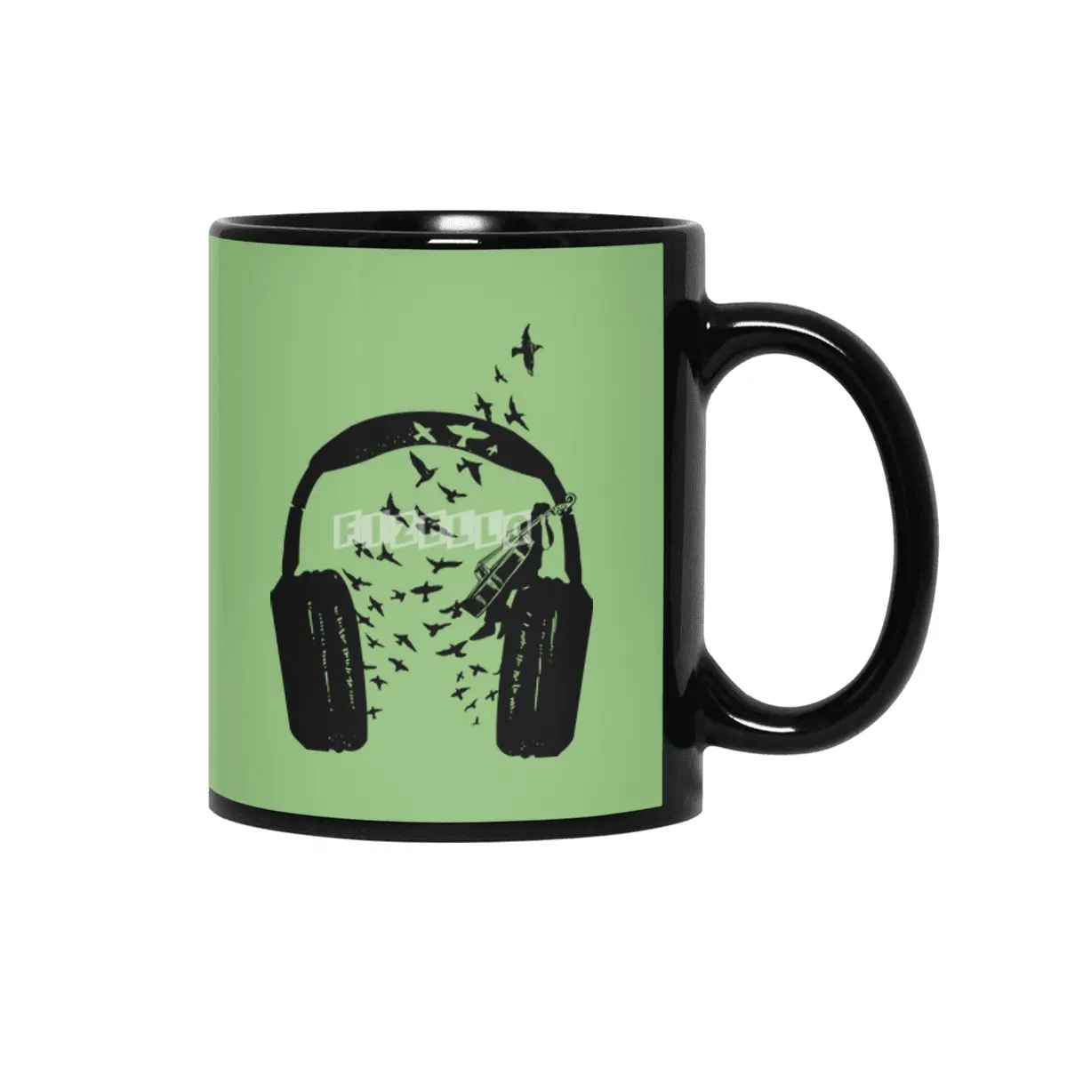 Headphone Double Bass Siyah Kupa