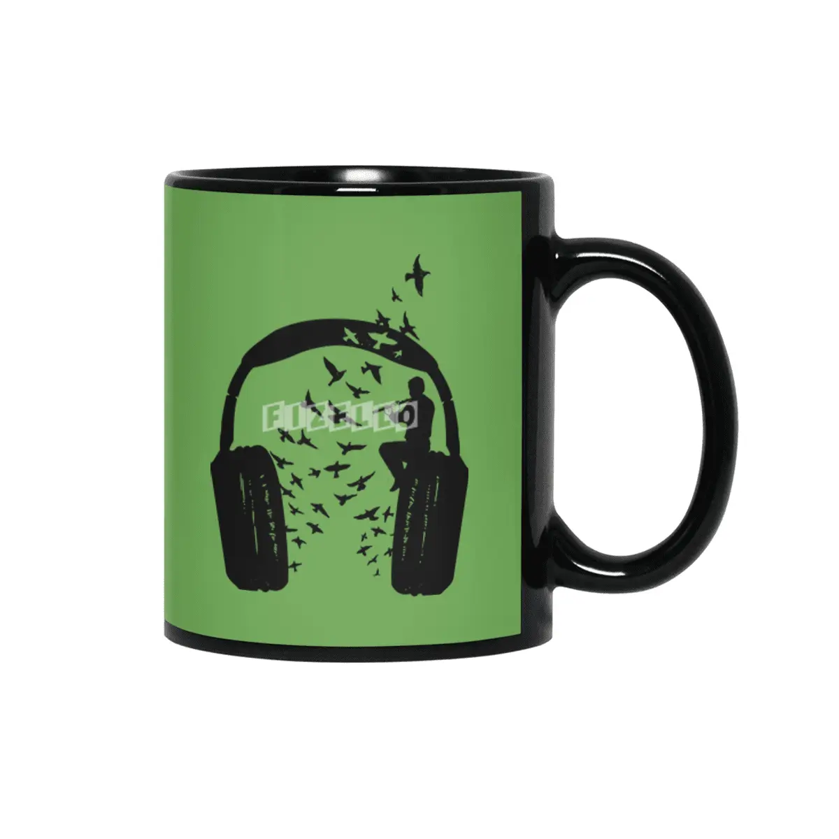 Headphone Flute Siyah Kupa