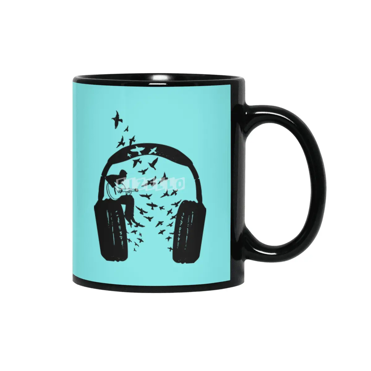 Headphone guitar Siyah Kupa