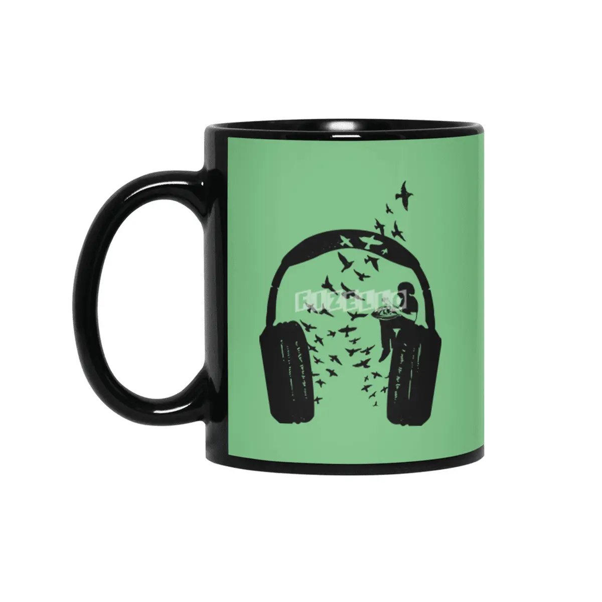 Headphone Hang Drum Siyah Kupa