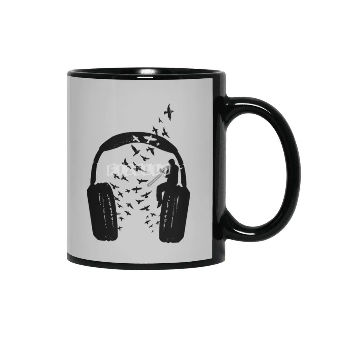 Headphone Trombone Siyah Kupa