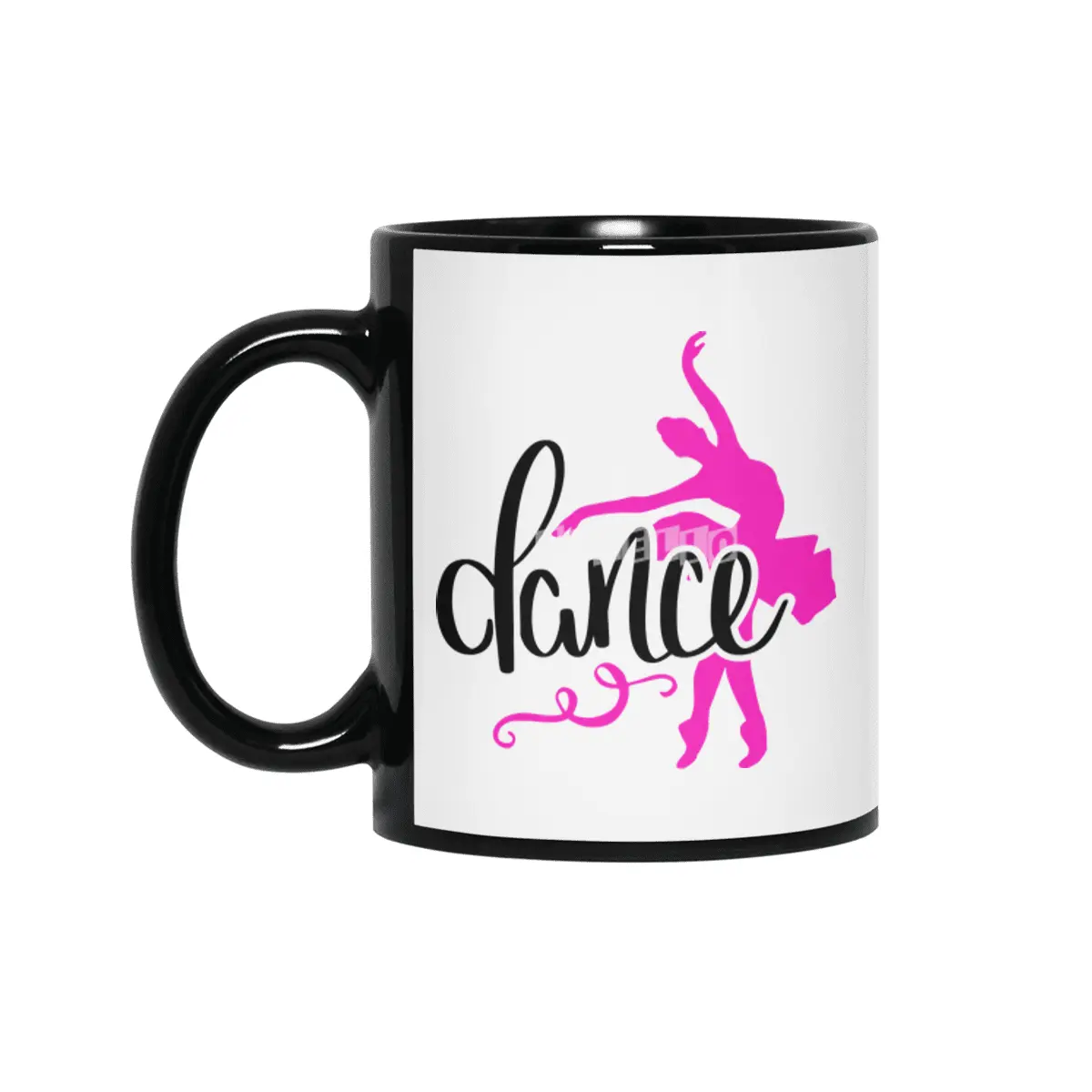 Ballet Dance Dancer Dancer Ballerina Gift Siyah Kupa