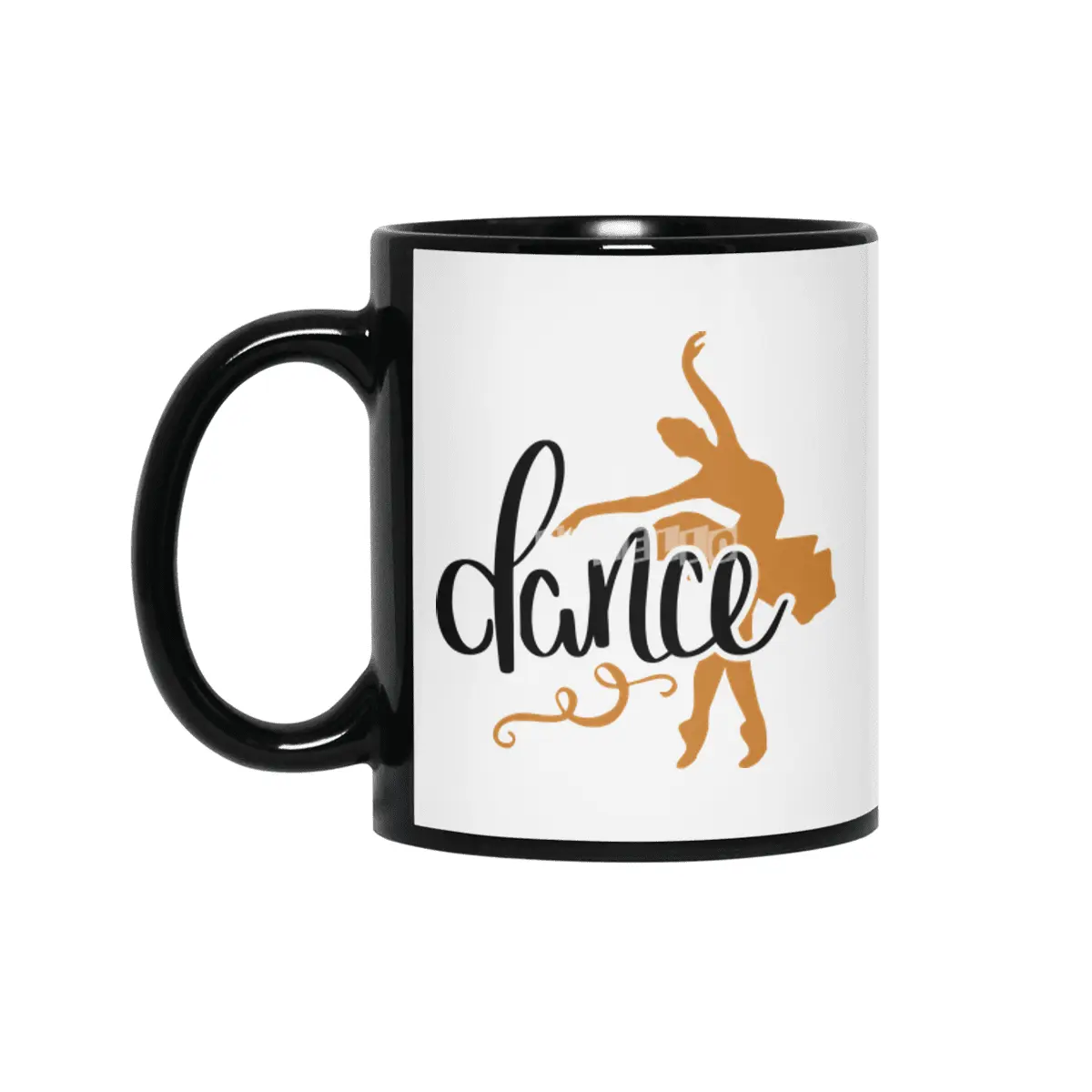 Ballet Dance Dancer Dancer Ballerina Gift Siyah Kupa
