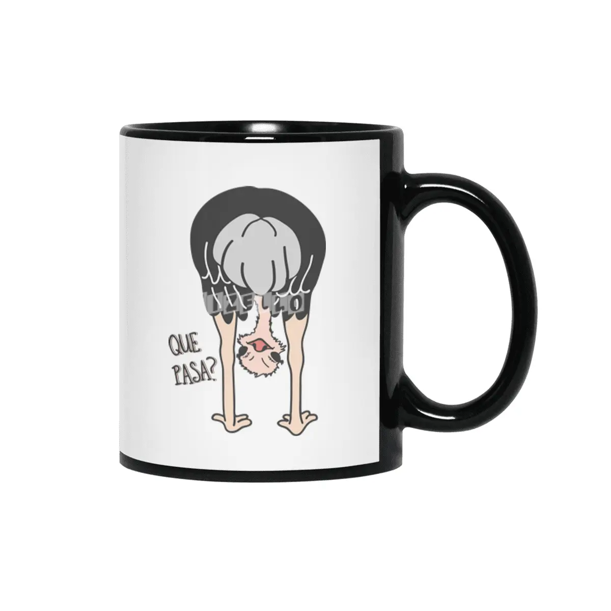 Bird Africa Funny Animals, Animal Love Gift Siyah Kupa