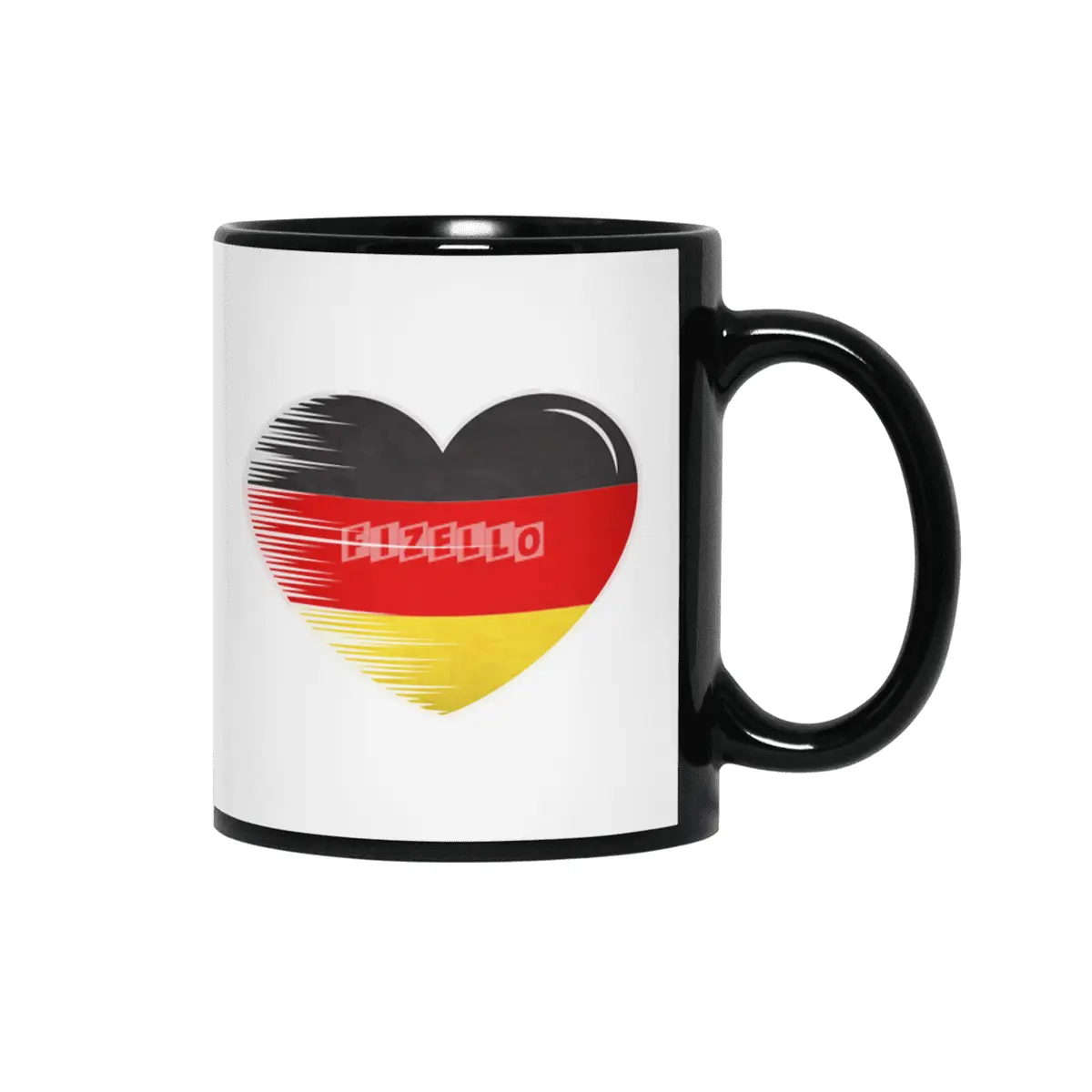 I Love Germany, My Home, My Country Siyah Kupa