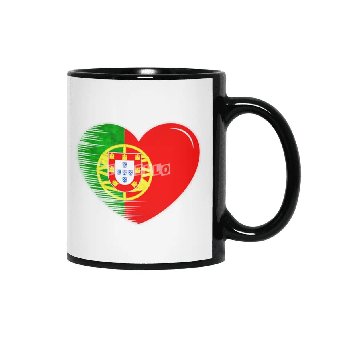 I Love Portugal, My Home, My Country Siyah Kupa
