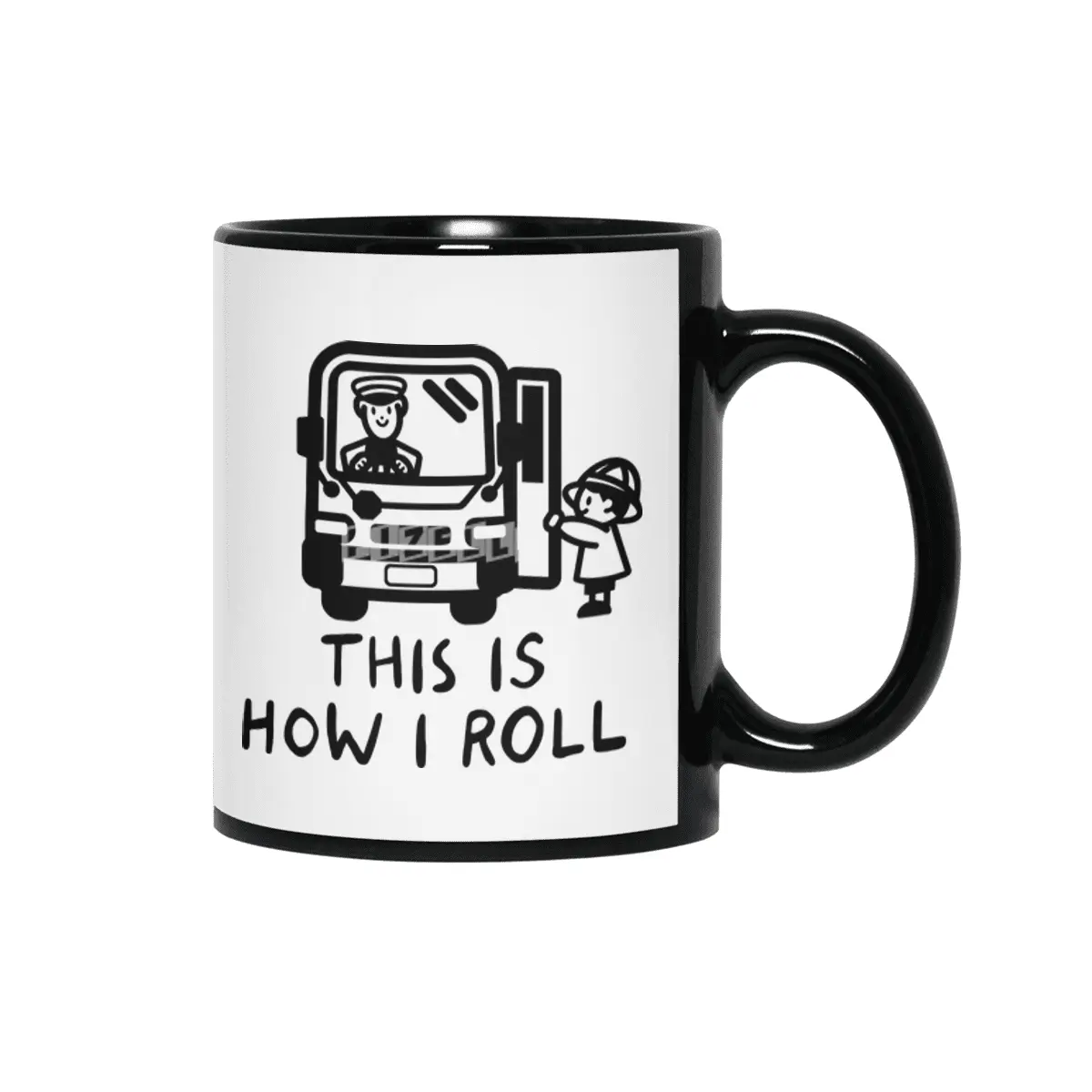 Funny Bus Driver School Bus Driver Saying Gift Siyah Kupa