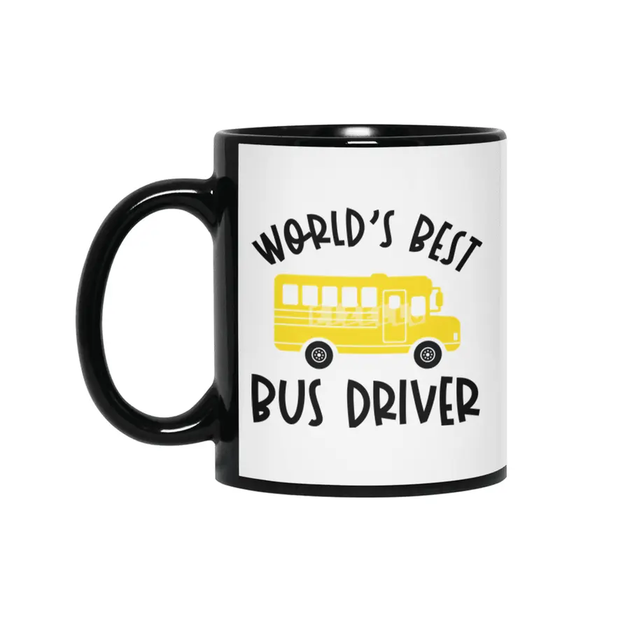 Funny Bus Driver School Bus Driver Saying Gift Siyah Kupa