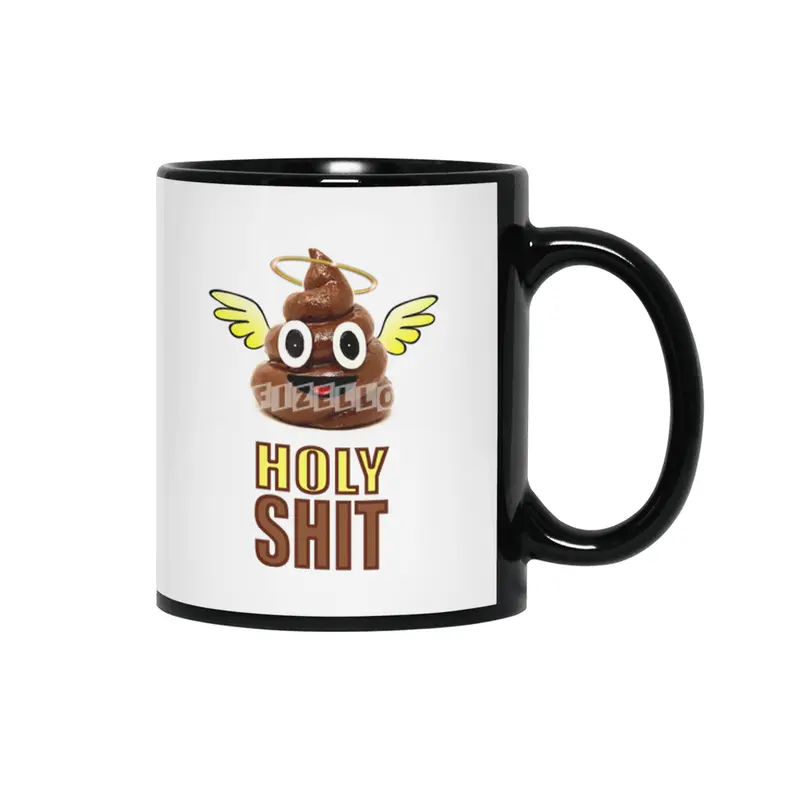 Funny Funny Holy Shit Party Shirt Siyah Kupa