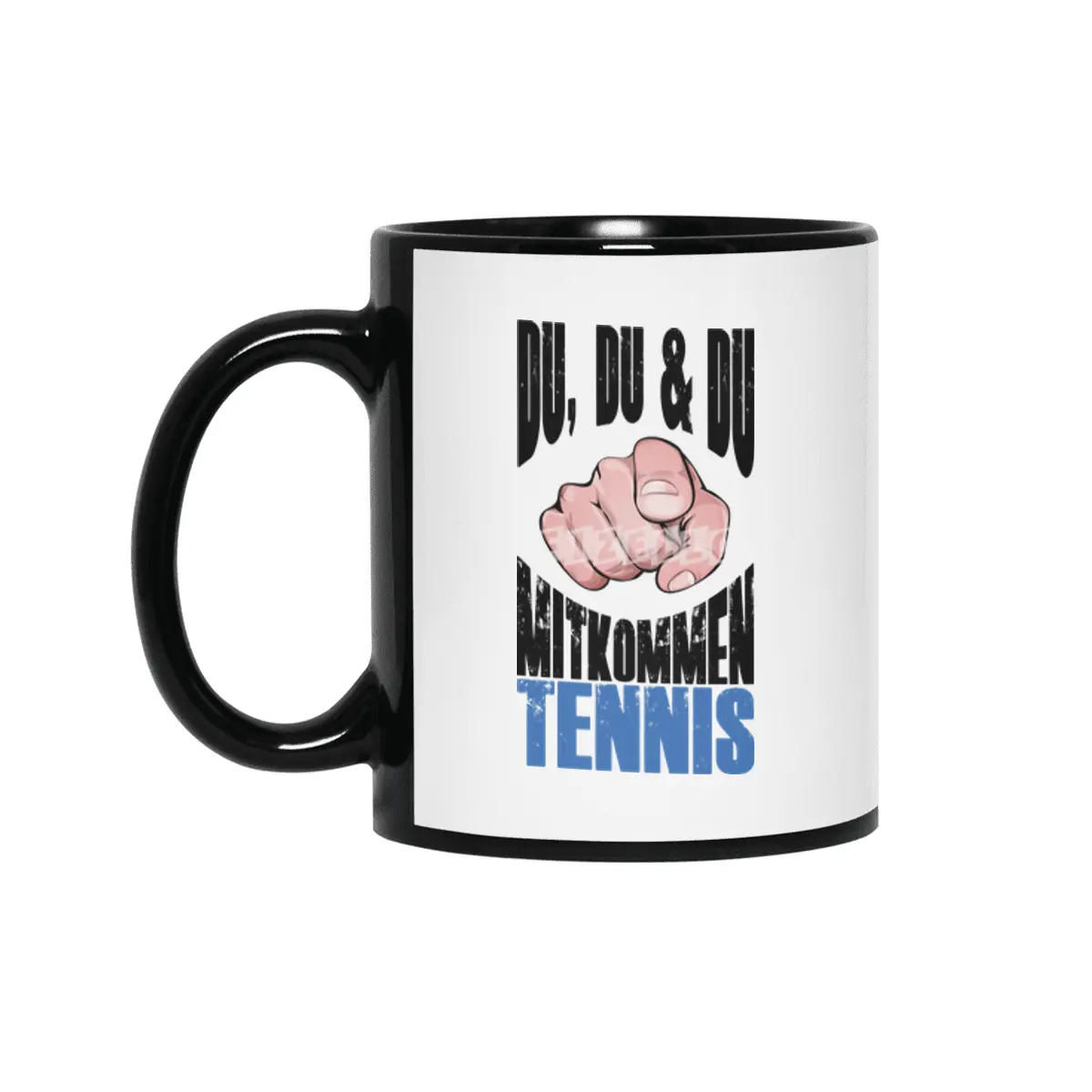 Funny Tennis Shirt For Player Coaches And Fans Siyah Kupa