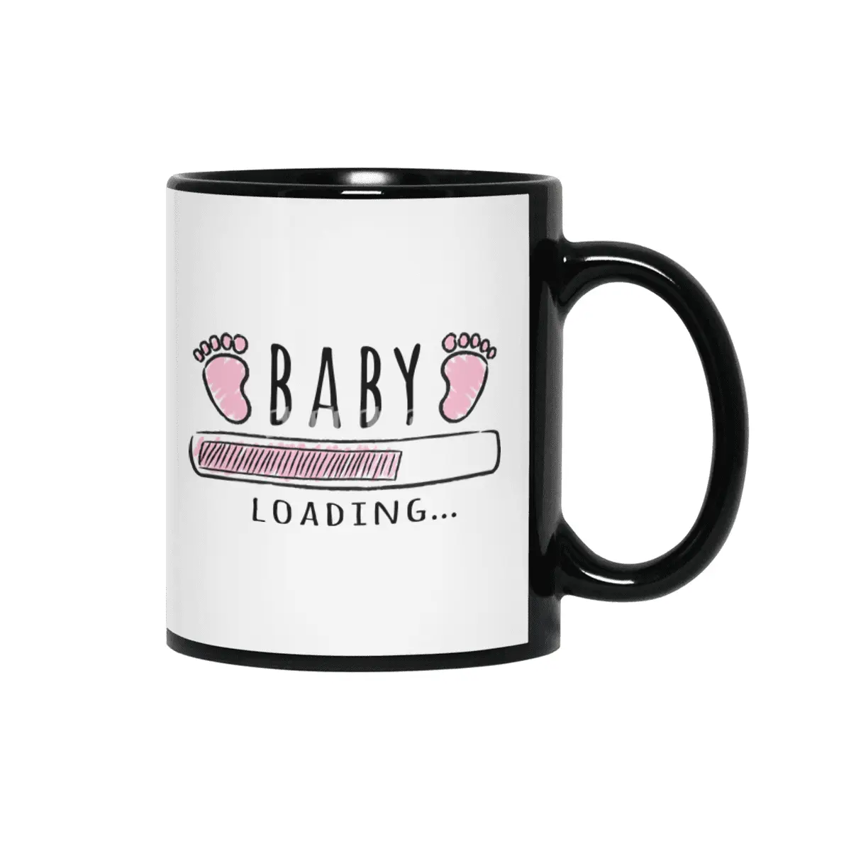Gift For Pregnant Women. Baby Girl Girl Mother Siyah Kupa