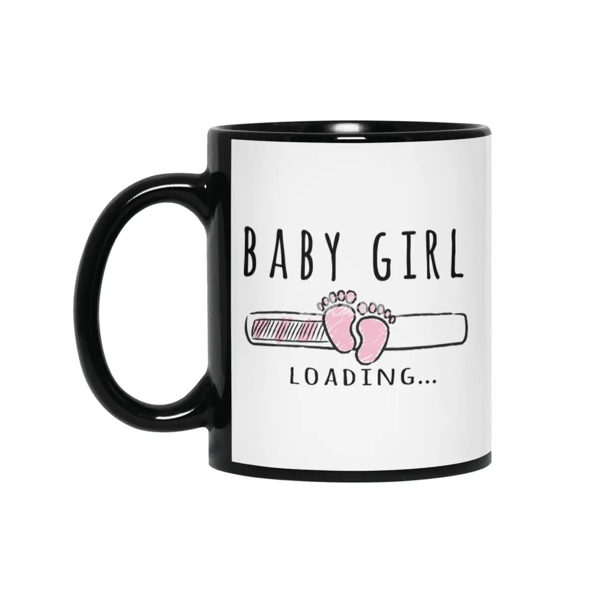Gift For Pregnant Women. Baby Girl Girl Mother Siyah Kupa