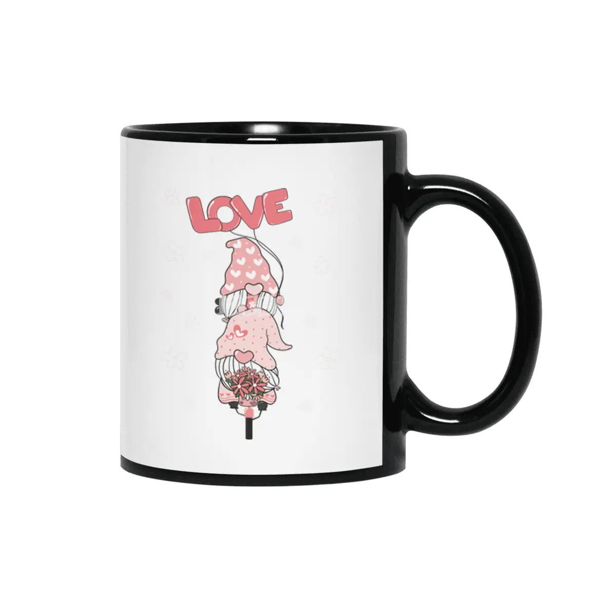 Gift Friend Girlfriend Love Couple Valentine's Day Siyah Kupa