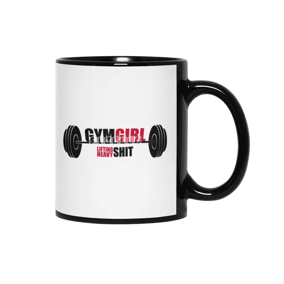 Gym Fitness Girl Bodybuilding Training Workout Siyah Kupa