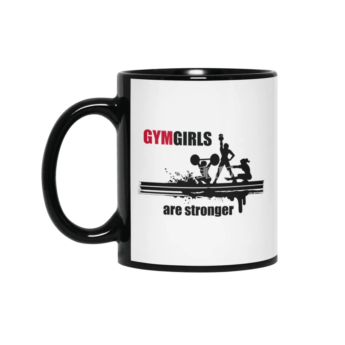 Gym Fitness Girl Trainer Sport Training Workout Siyah Kupa