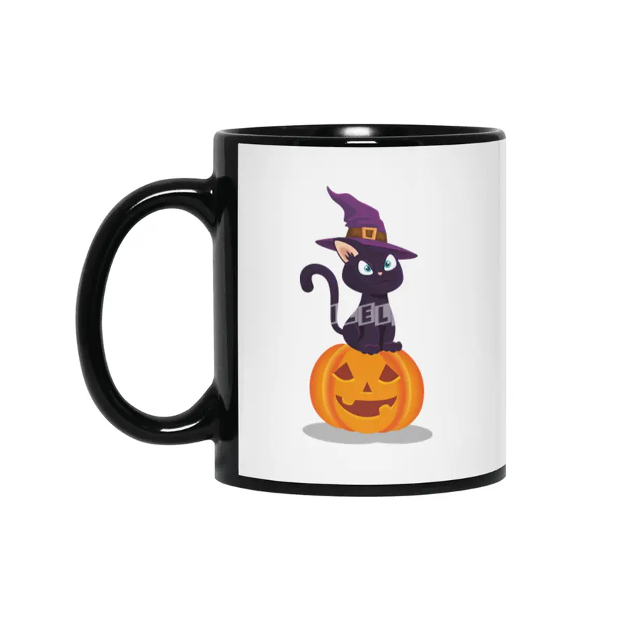 Horror Party Cat Costume Outfit For Halloween Siyah Kupa