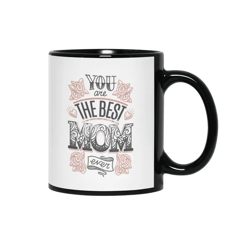 Mother's Day Gift For Best Mom On Mother's Day Siyah Kupa