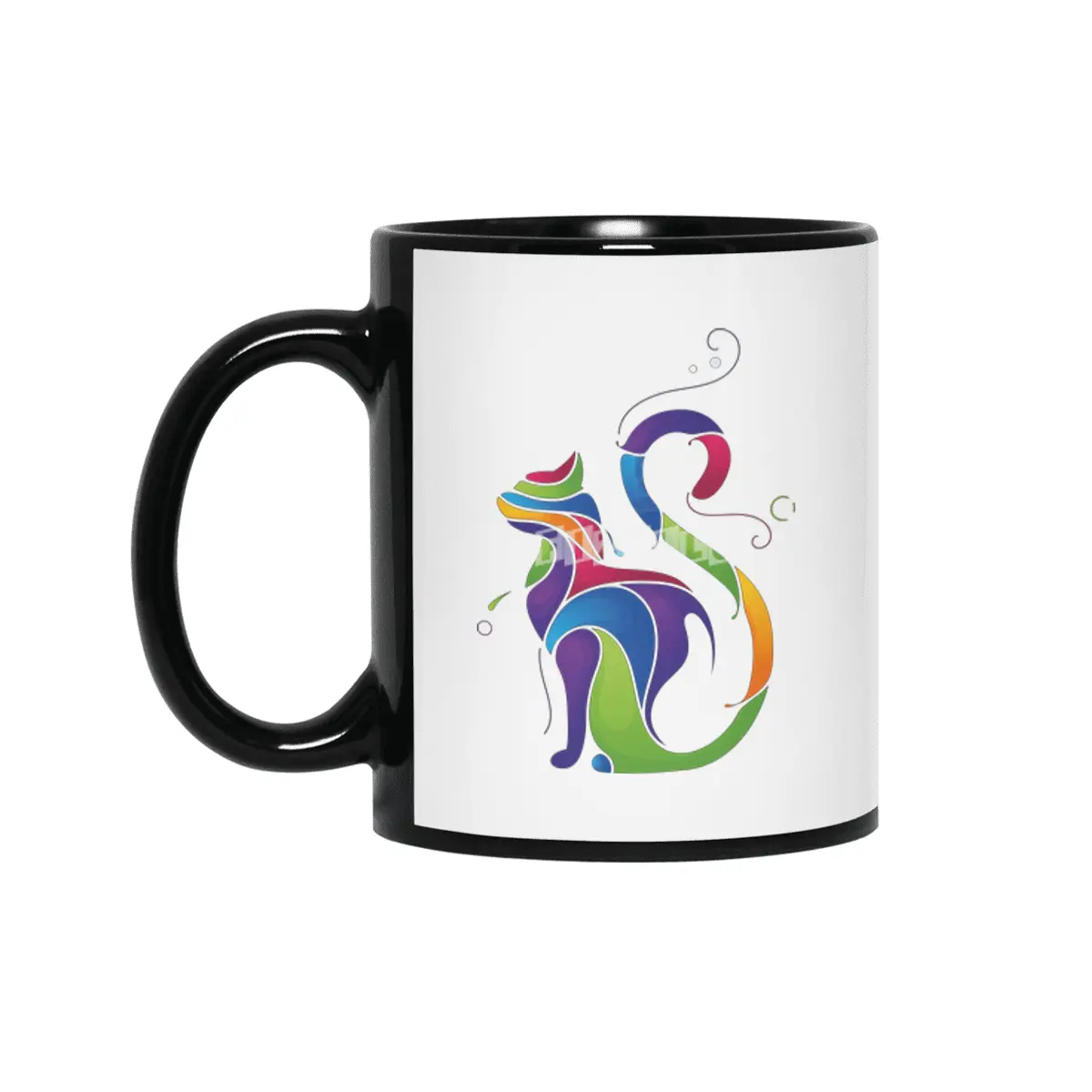 Nice Cat Cats Art Kitten Animal Lovers Siyah Kupa