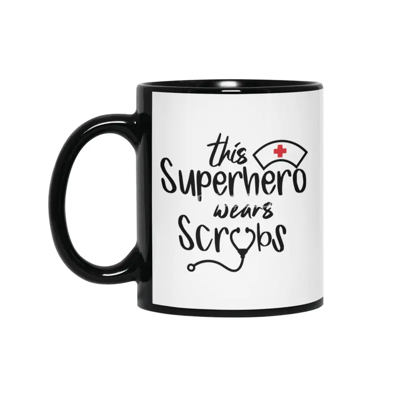 Nurse funny quote gift birthday christmas saying Siyah Kupa