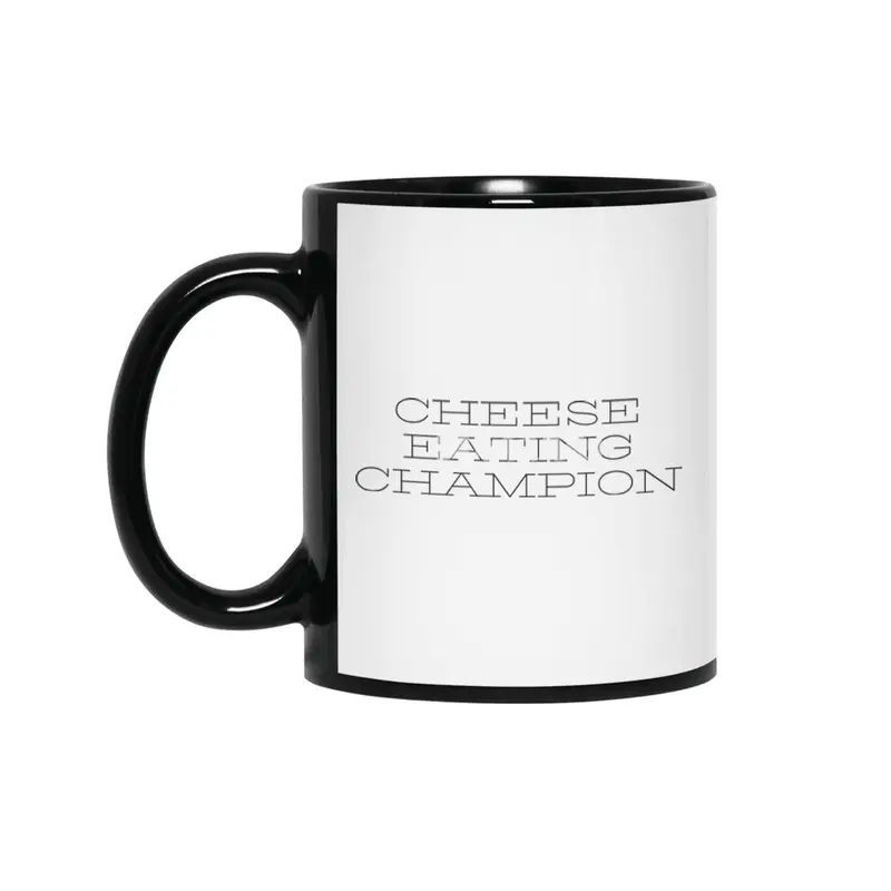 Cheese Champ Siyah Kupa