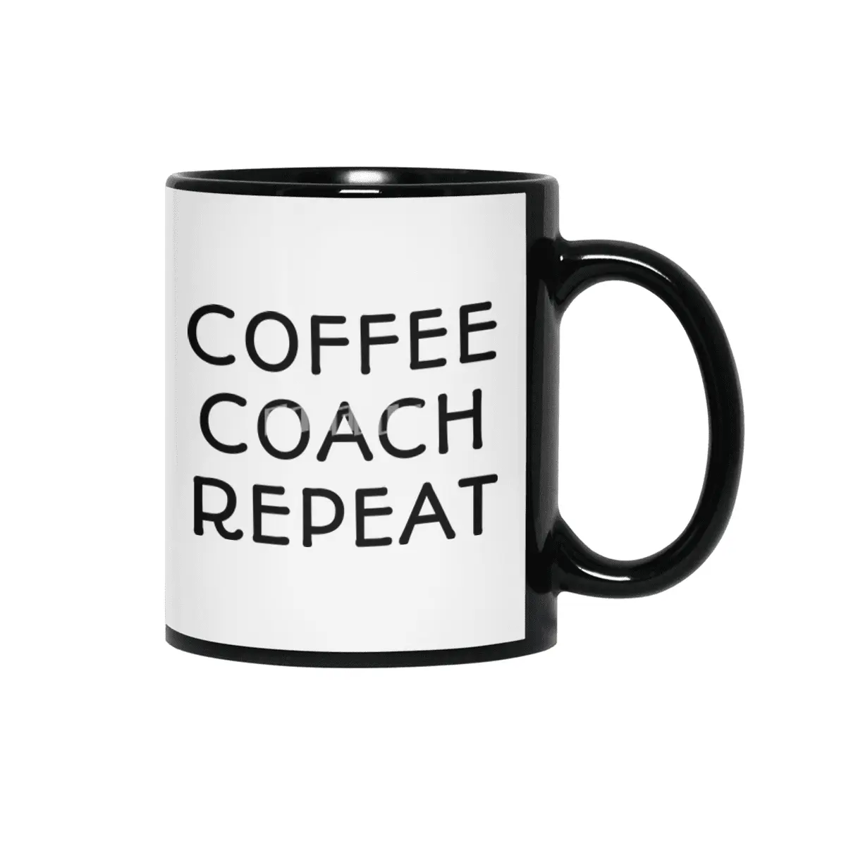 Coffee Coach Repeat Siyah Kupa