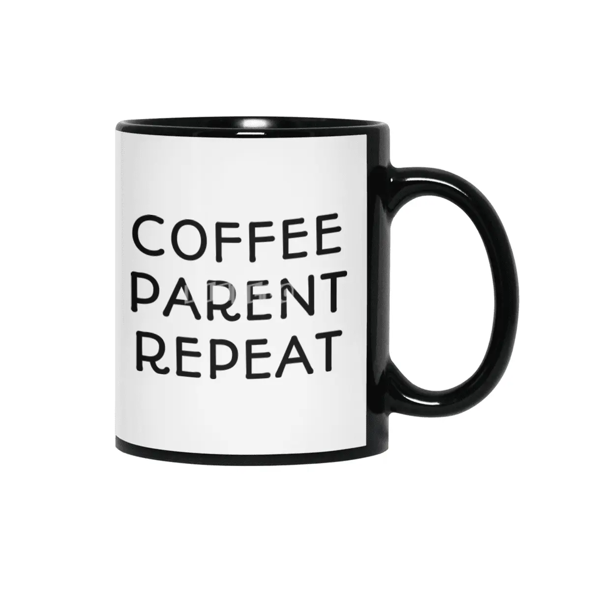 Coffee Parent Repeat Siyah Kupa