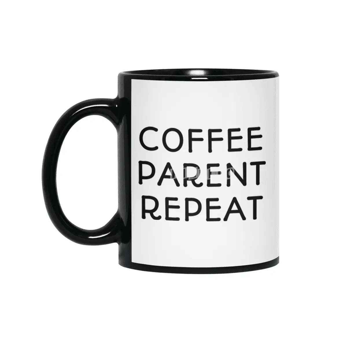 Coffee Parent Repeat Siyah Kupa