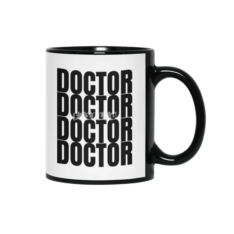Doctor4x Siyah Kupa