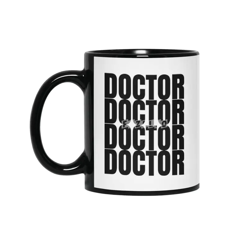 Doctor4x Siyah Kupa