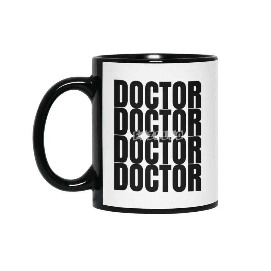 Doctor4x Siyah Kupa