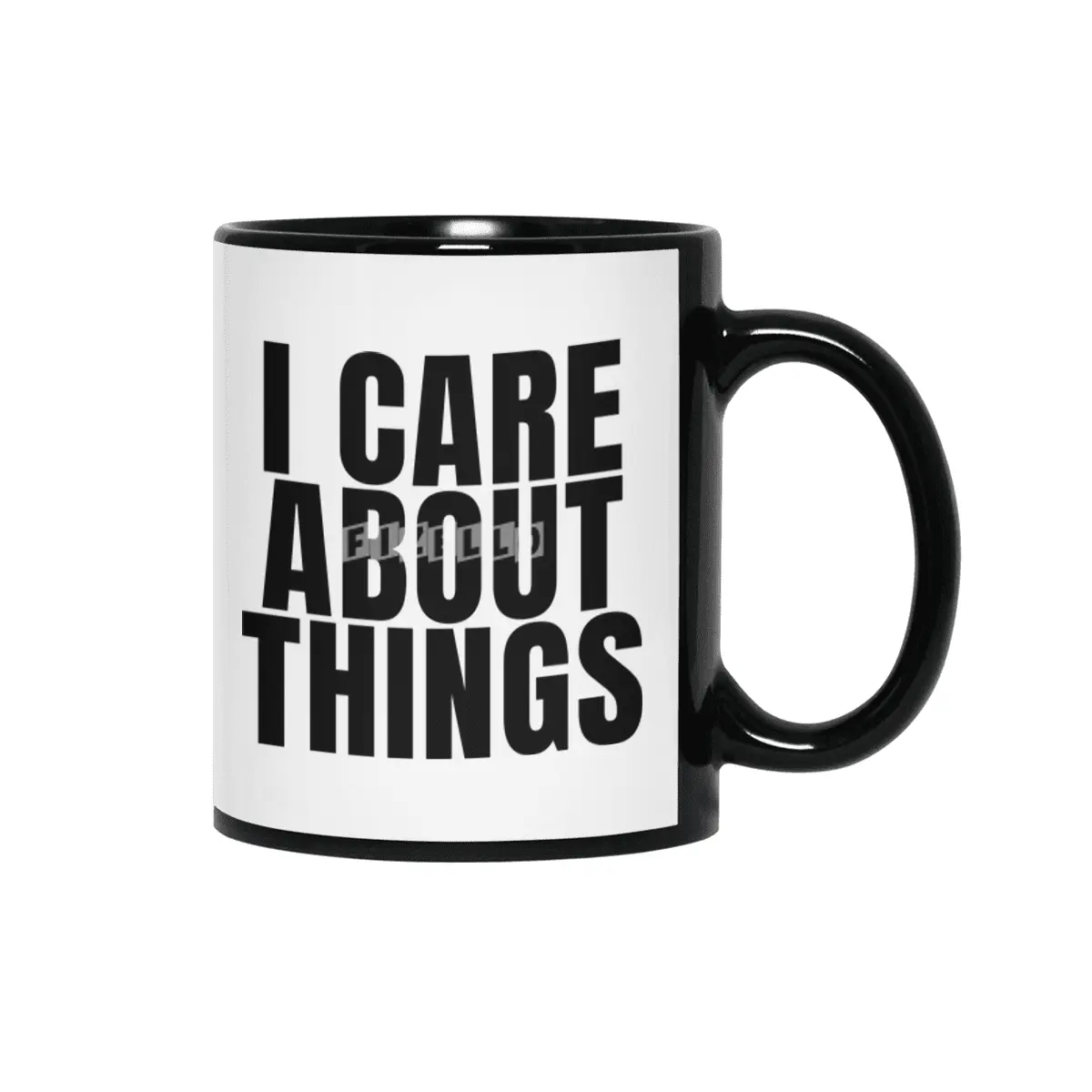 I care about things Siyah Kupa
