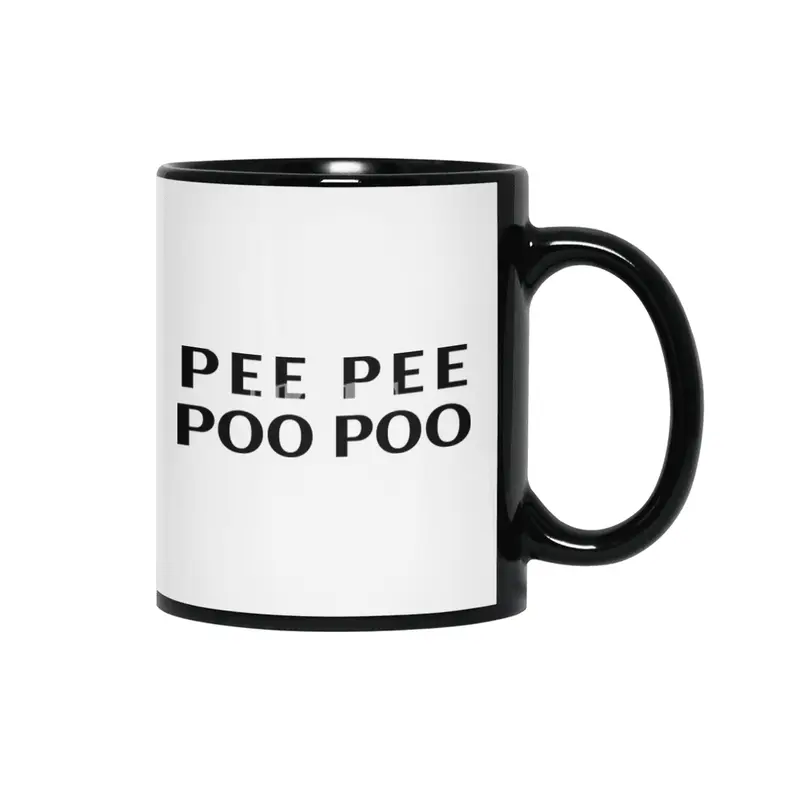 Pee pee poo poo Siyah Kupa