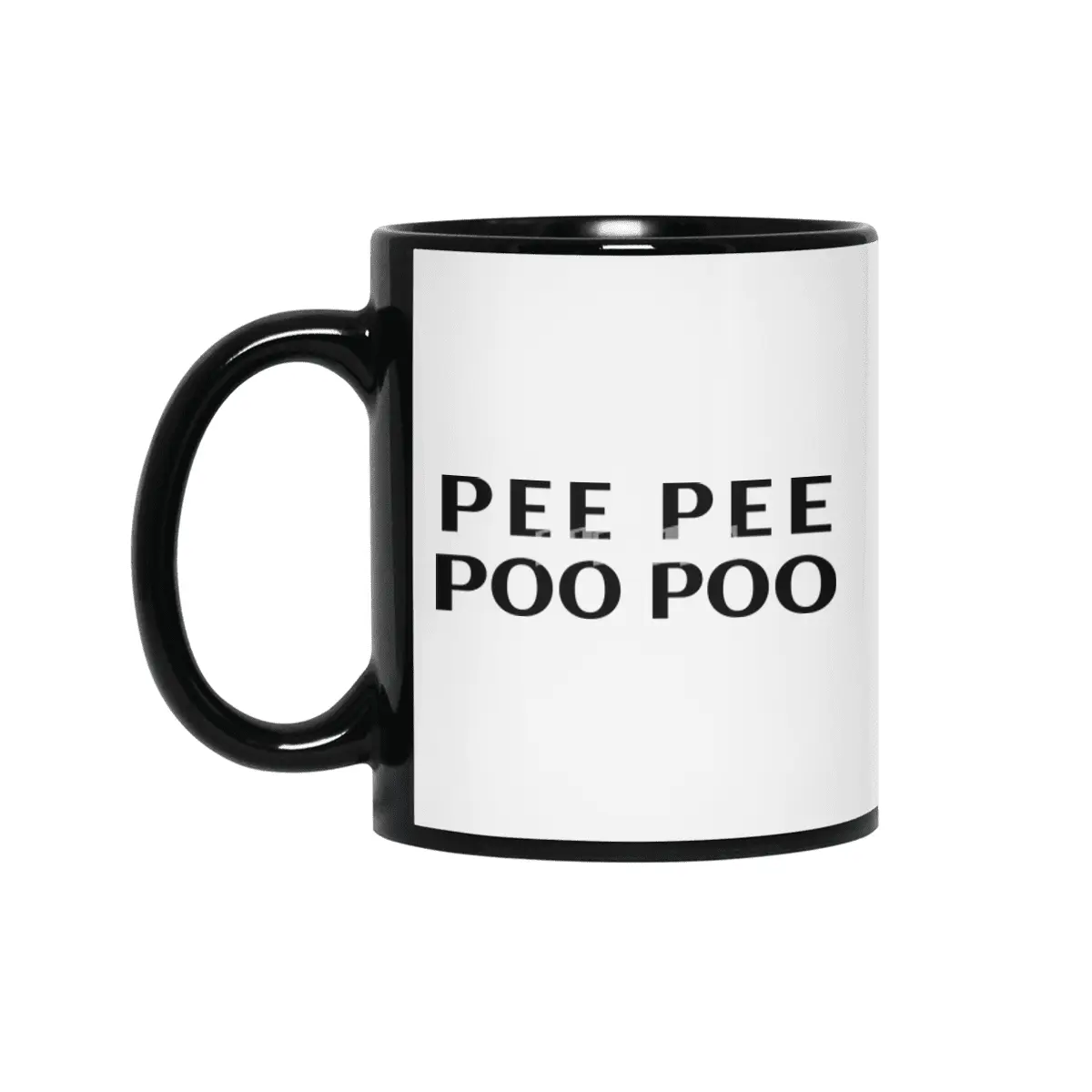 Pee pee poo poo Siyah Kupa