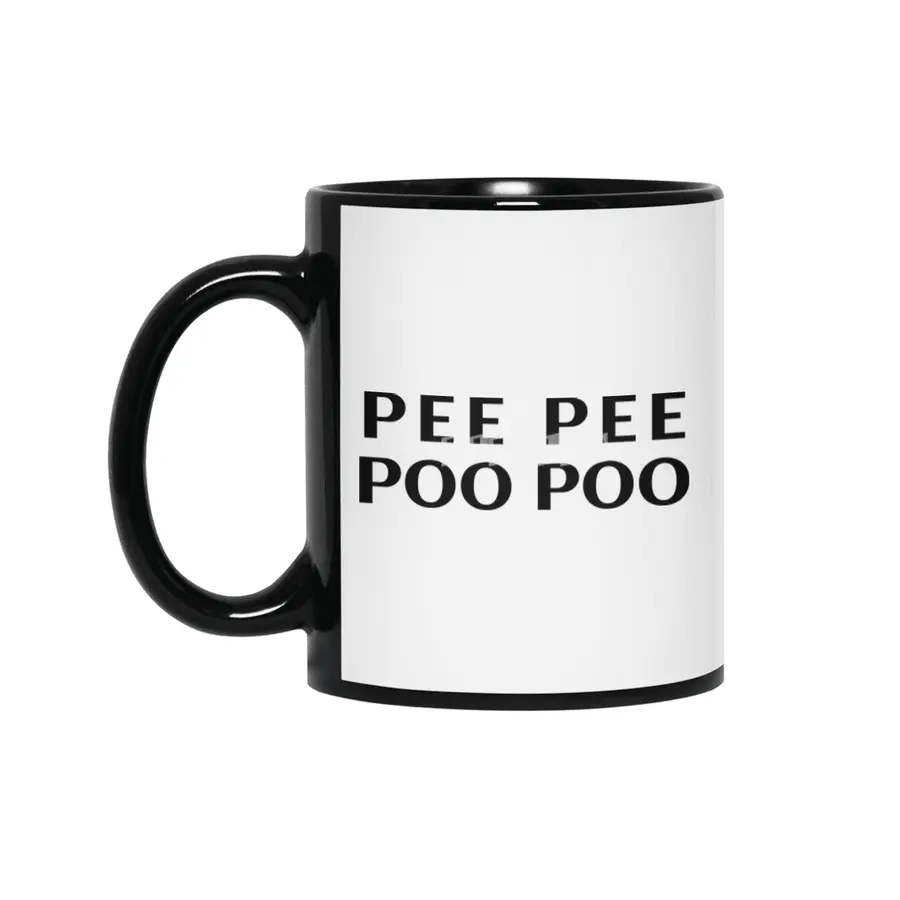 Pee pee poo poo Siyah Kupa