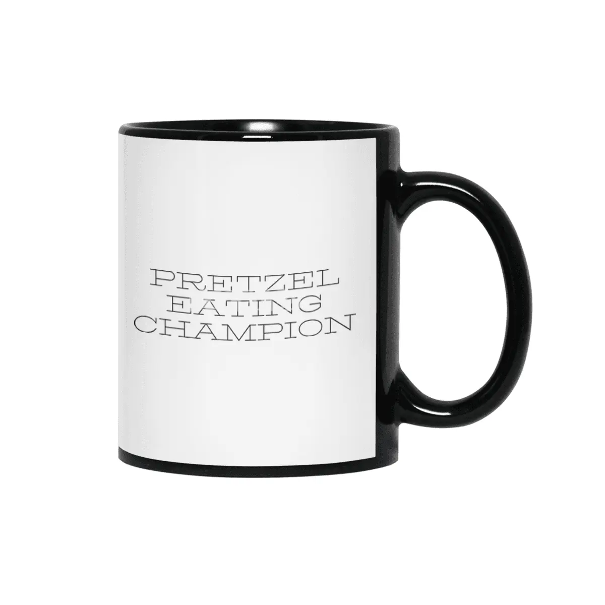 Pretzel Champ Siyah Kupa