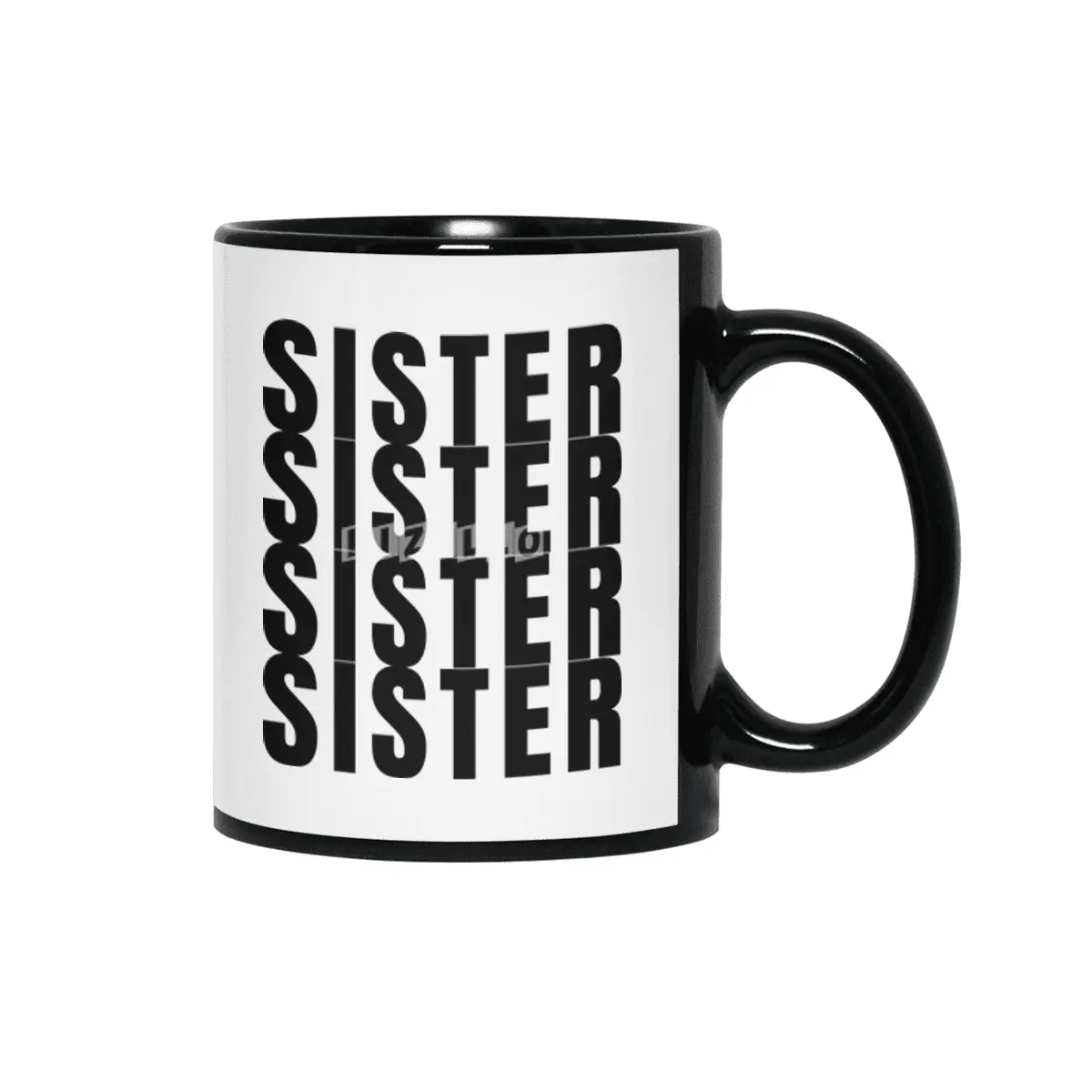 Sister 4x Siyah Kupa