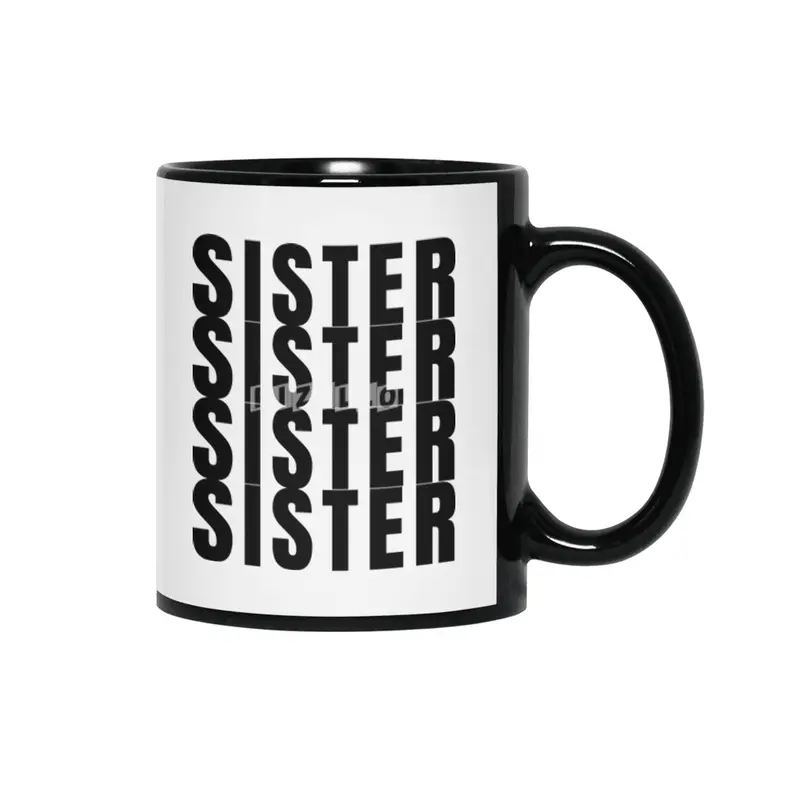 Sister 4x Siyah Kupa
