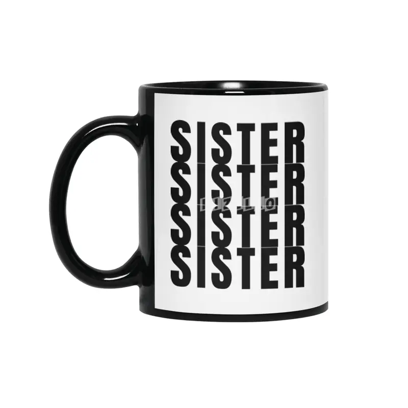 Sister 4x Siyah Kupa