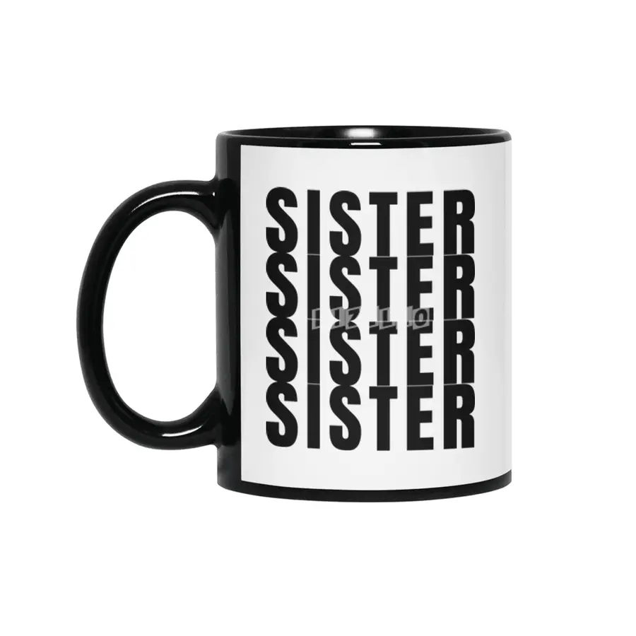 Sister 4x Siyah Kupa