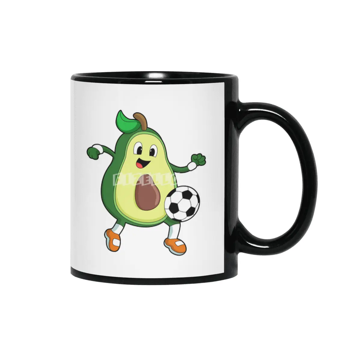 Avocado at Soccer Sports Siyah Kupa