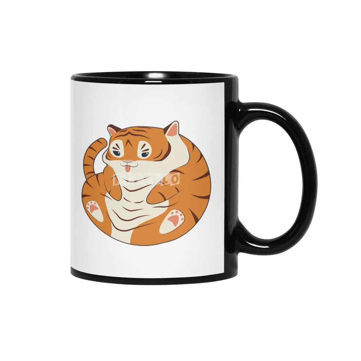 Baby Tiger funny Siyah Kupa