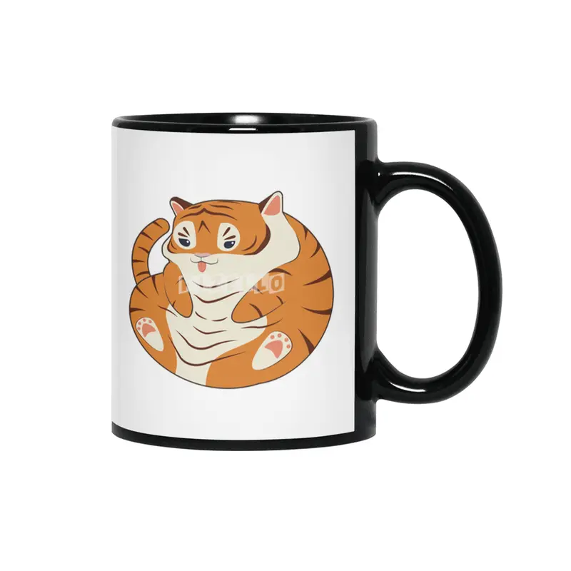 Baby Tiger funny Siyah Kupa