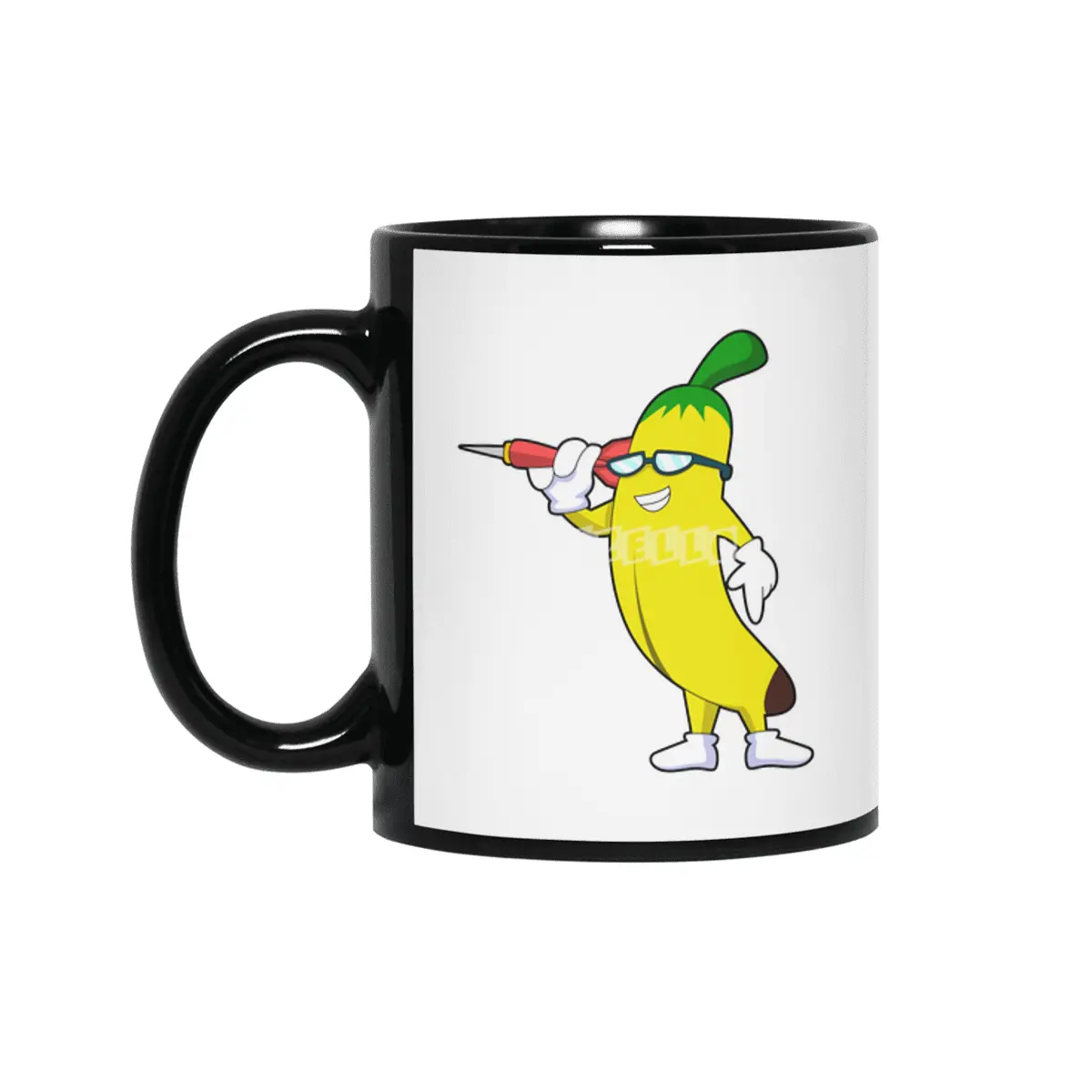 Banana at Darts with Dart Siyah Kupa